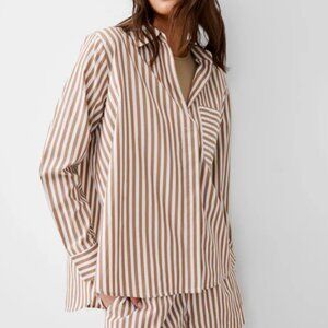 French Connection Thick Stripe Relaxed Popover
